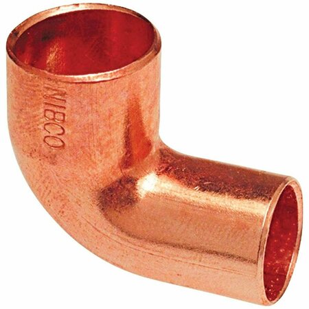 NIBCO 1 In. 90 Deg. Close Ruff Copper Street Elbow 1/4 Bend W01570D